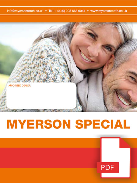 Myerson Special Mould Chart