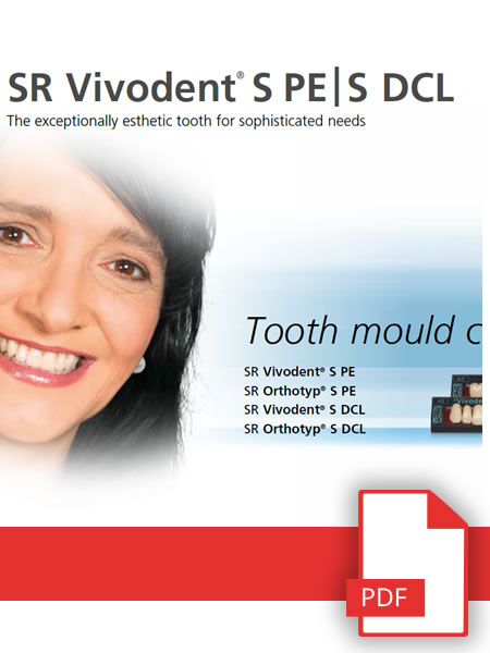 Vivodent S DCL Mould Chart